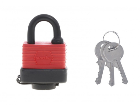Vodotěsný visací zámek 50 mm pevný 3 klíče