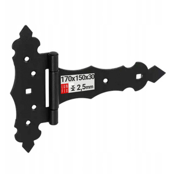 Dekorativní závěs černý 170x150x30x2,5 1ks.