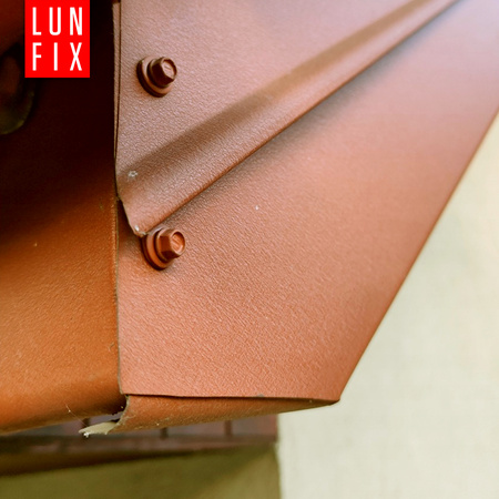 Samořezný vrut do plechu 4,8x25 cihlový RAL 8004 250ks.