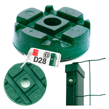 Upevnění pletiva a panelů 10ks. zelené