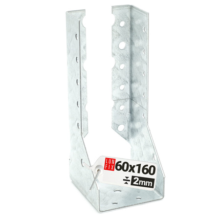 Závěs trámu 60x160x2 mm dělená botka