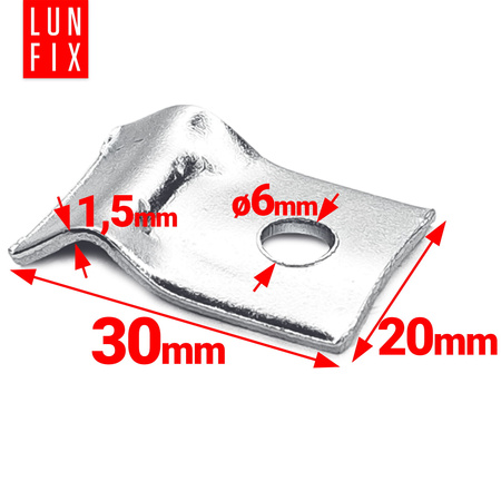 Příchytka panelu 5,5x19 pozinkovaná 10 ks.