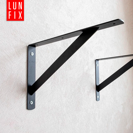 Držák police na zeď 50x33cm černý