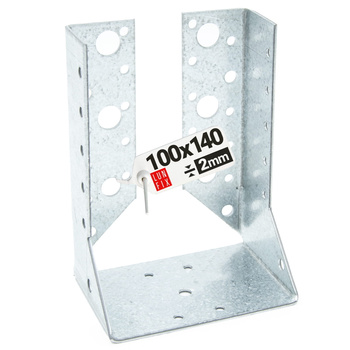 Závěs trámu 100x140x2 mm dělená botka