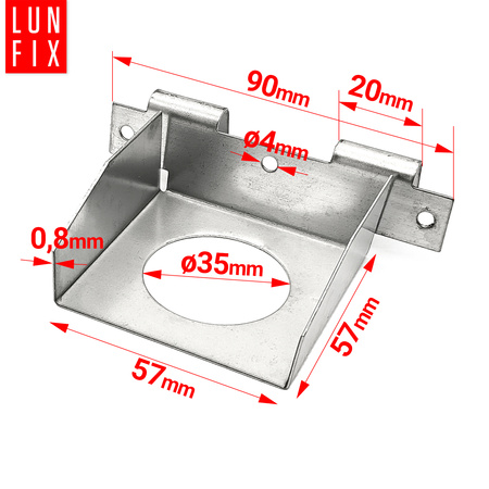 Spojka úrovňová CD profilů montáž sádrokartonu 1ks