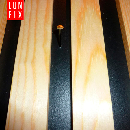 Ozdobné hřebíky na obrázky 2×40 mm zlatá široká hlavička 30 ks