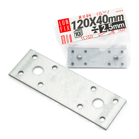 Plochá spojka 120x40x2,5 LP2 10 ks.
