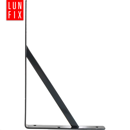 Držák police na zeď 50x33cm černý