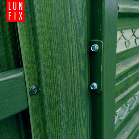 Příchytka typu T na plotové panely zelená 1ks.