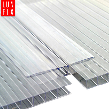 Spojovací profil H6 čirý pro polykarbonát 1,5 m