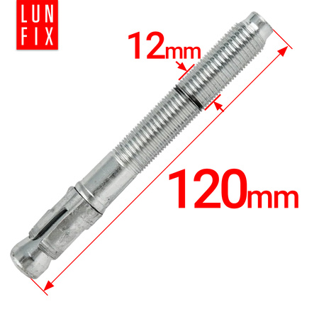 Kotva do betonu M12 120mm rozpěrná 1ks.