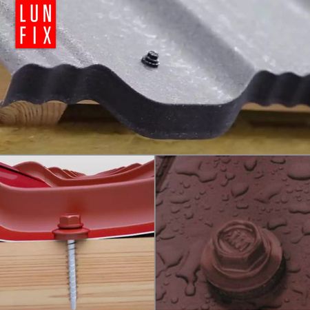 Samořezný vrut do plechu 4,8x20 šedý RAL 7024 250ks.