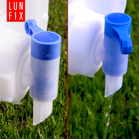 Kanystr na vodu s kohoutkem 20l HDPE kanystr + uzávěr