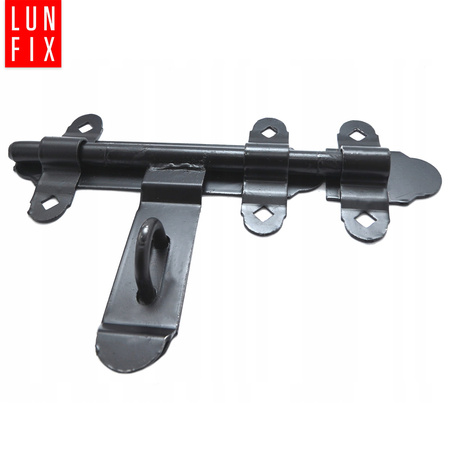 Bránová závora 250 mm pro vrata a brány černá ZR2