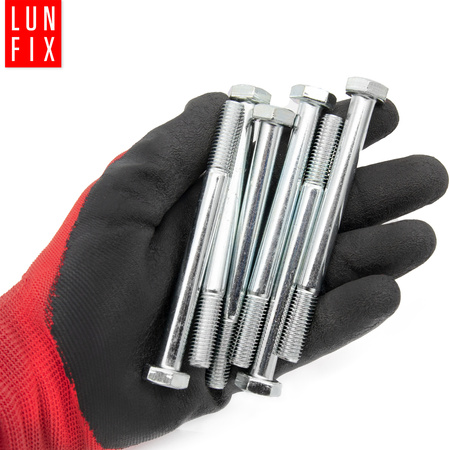 Metrický šroub M16x140 částečný závit DIN 931 třída 8.8 pozink. 1kg