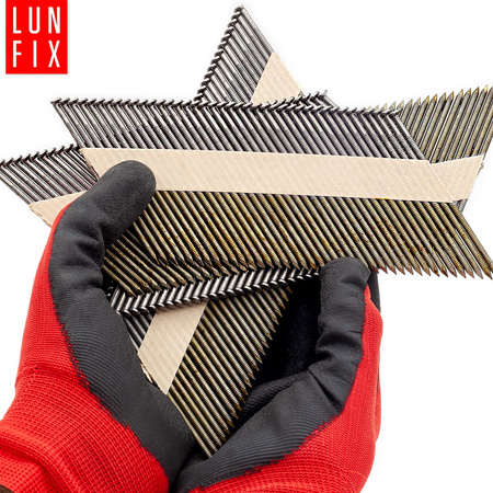 Hřebíky pro hřebíkovačku 65mm 2,8x65 kroužkové na papíře černé 2000ks.