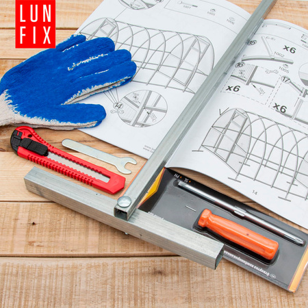 Polykarbonátový skleník 3x6m, profil 20x20mm, 6mm