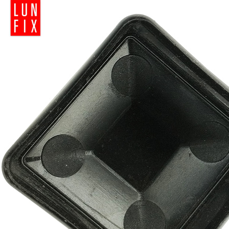 Čepička PVC na sloupek 40x40 mm černá 100ks.