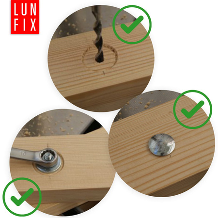 Vrátový šroub M5x60mm pozinkovaný