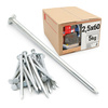 Stavební hřebíky 2,5x60 mm 2,5" pozinkované 5 kg