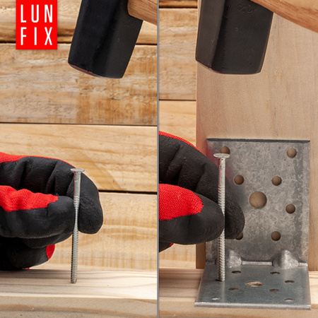 Vroubkované hřebíky 3x40 mm pozinkované 1 kg