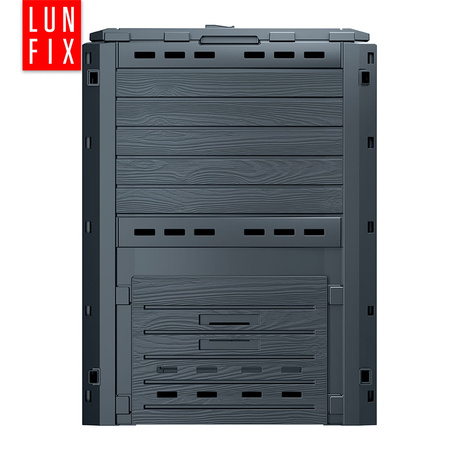 Zahradní kompostér 280l na hnojivo antracitový