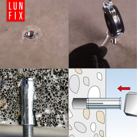 Klínová kotva ocelová M16 1ks.