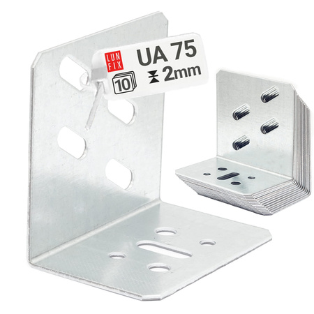 Úhelník pro profily UA75 nastavitelný 10ks.