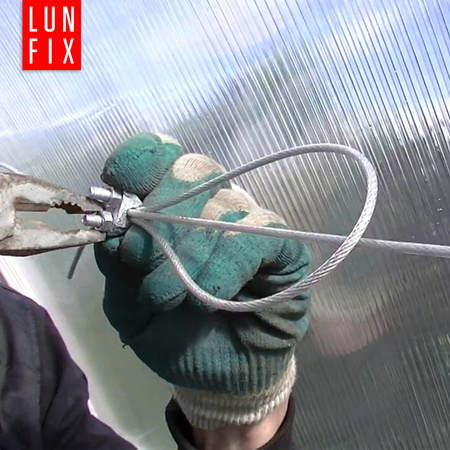 Sada na podepření rostlin pro skleníky LUN FIX o délce 6 m