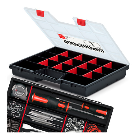 Organizér na nářadí 50x40cm 12 modulů