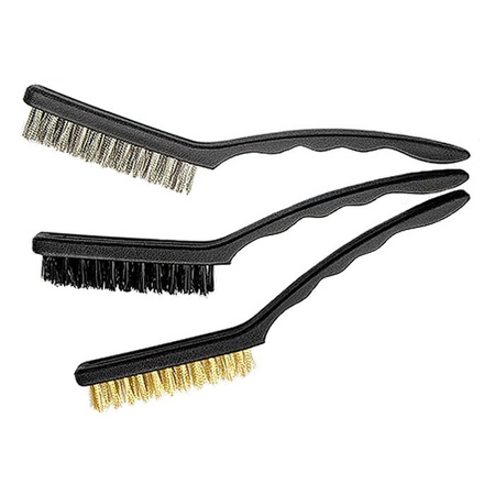 Ruční drátěný kartáč sada velká 3ks.