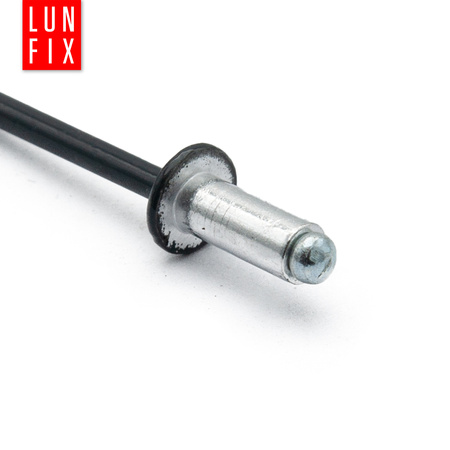 Nýt trhací 4,8x10mm hliník/ocel se zapuštěnou hlavou 100ks černý RAL9005