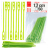 Klipy na rostliny zelené 13 cm 50ks