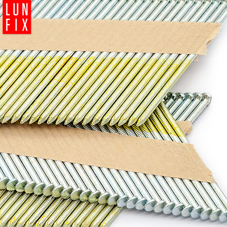 Hřebíky do hřebíkovačky 90mm 3,1x90 3,5'' kroužkové na papíře pozinkované 2000ks.