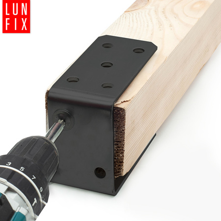 Patka k našroubovaní černý typ U 70 mm