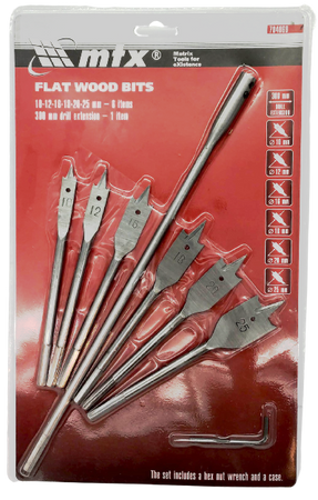 Vrtáky do dřeva 10-12-16-18-20-25mm