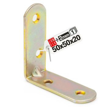 Nábytkový úhelník 50x50x20x2 KR5 1ks.