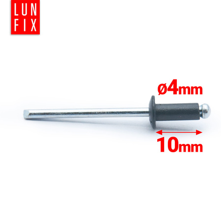 Nýt trhací 4x10mm antracit RAL7016 100ks