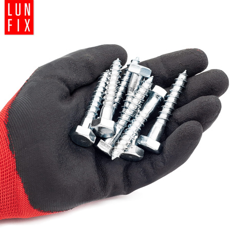 Vrut do dřeva M6x80 s šestihrannou hlavou DIN 571 pozinkovaný 50ks.