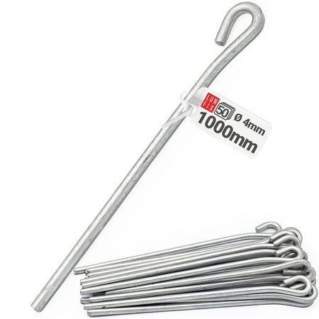 Drát s okem 100 cm sádrokarton 50ks.