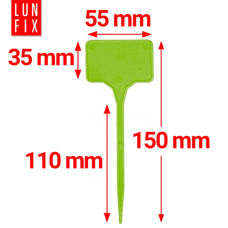 Štítky do květináče 55x110 20ks.