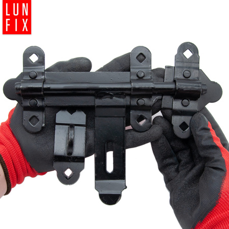 Bránová závora 250 mm pro vrata a brány černá ZR2