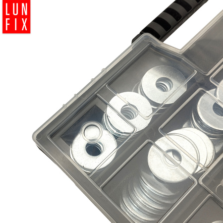 Sada kovových podložek 750 kusů M4-M10 DIN:127, 125, 9021