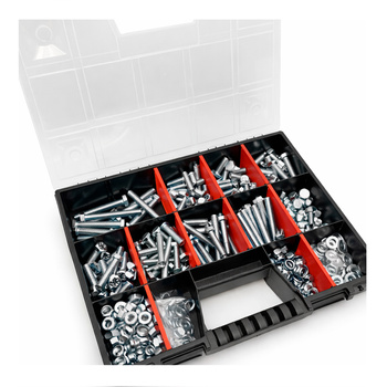 Sada šroubů, matic a podložek M12 390ks. pozink