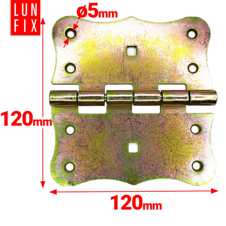 Závěs dekorativní 120x120x2,5 mm pozinkovaný 1ks.
