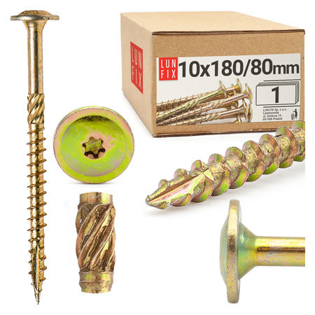 Wkret cies talerzowy 10x180/80 T40 1szt