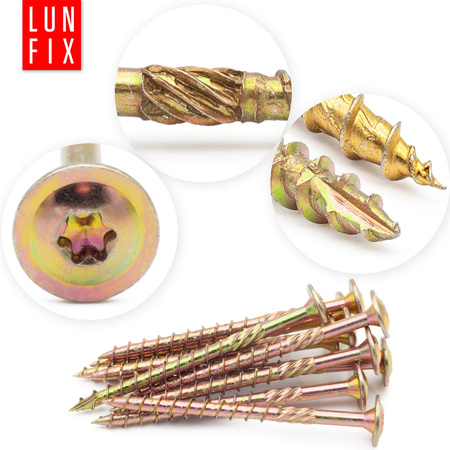 Tesařský talířový vrut 10x240 do dřeva WKCP 1ks.