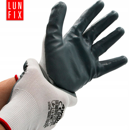 Pracovní rukavice nitrilové 9 L 1 pár