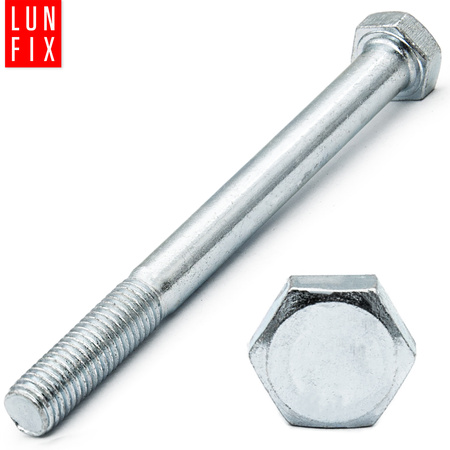 Metrický šroub M16x110 částečný závit DIN 931 třída 8.8 pozink. 1kg