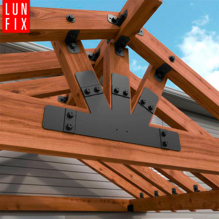 Úhelník s prolisem černý 90x90x65x2 10ks.